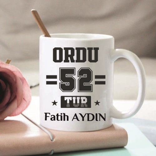 Ordu kupa bardak, Ordu bardak baskı